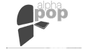 logo de alpha pop